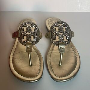 Tory Burch Miller gold sandal size 7.5